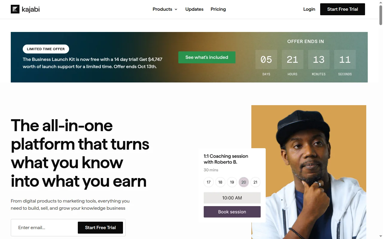 Kajabi Landing Page